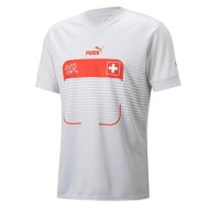 Camiseta Suiza Breel Embolo #7 Visitante Equipación Mundial 2022 manga corta